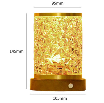 Rotating Water Ripple Small Night Light Bedroom Headboard Romantic Atmosphere