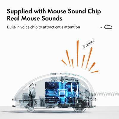 NEW Motion Cat Toy Electronic Moving Mouse Cat Toy Interactive Cat Toy With Rechargeable Battery Sound Box Cat Mouse Feather