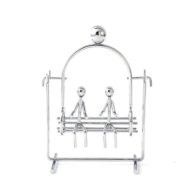 A Swinging Balance Small Iron Ornament, Newton's Physical Mechanics Desktop Decoration, Office Relax Toy Gift